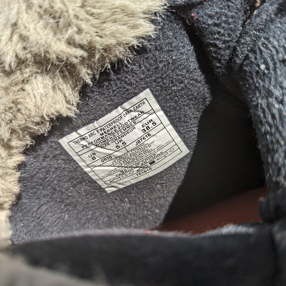 Merrell Thermo Arc Brindle 6 Waterproof Continuum Vibram Hiking Boots Sz 8 - Picture 4 of 11